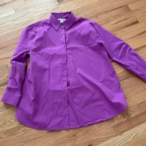 Athleta oversized poplin shirt